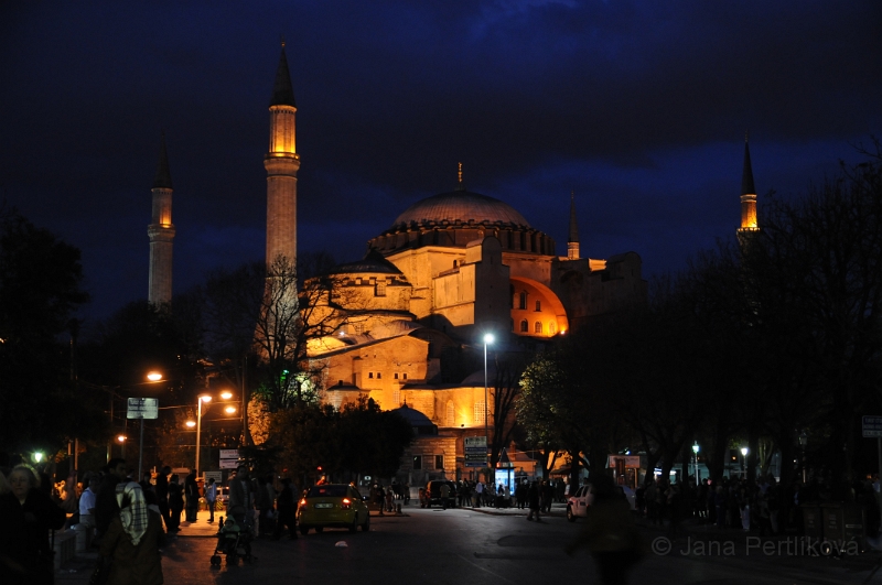 DSC_4910.JPG - Hagia Sofia večer.