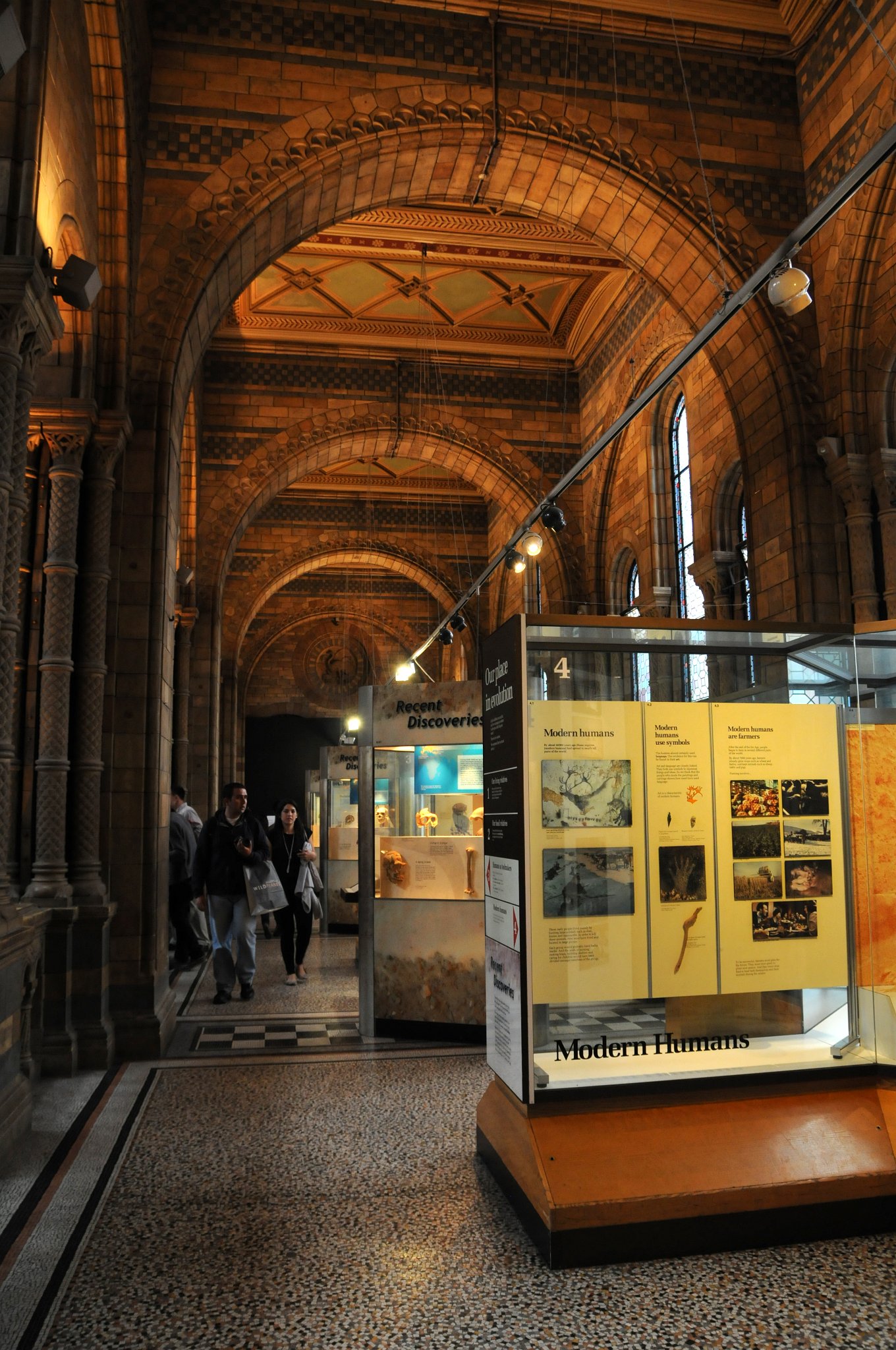 DSC_7439_1.jpg - Chodba v prvním patře muzea obsahuje expozici nových objevů.