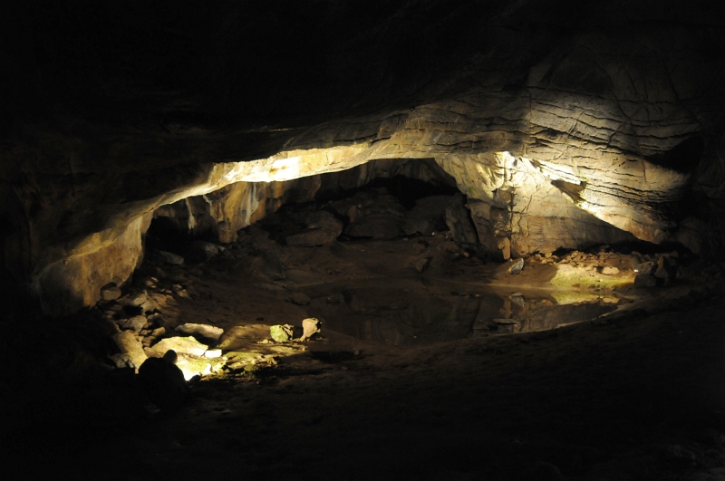 DSC_9673_1.jpg - Vstupní část jeskyně znali lidé již v minulosti, ale část Nová jeskyně byla objevena nájemcem Restaurace Starý mlýn a jeskyňáři profesora Karla Absolona a to v roce 1909.