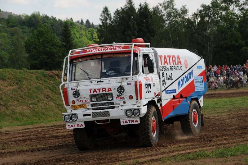 DSC_2881.JPG - Tatra 815, speciál upravený pro závod Paříž-Dakar z počátku 90. let, se kterým jezdil Karel Loprais.