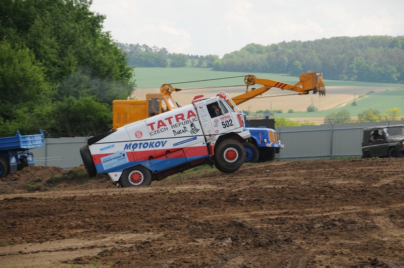 DSC_2885.JPG - Tatra 815, speciál upravený pro závod Paříž-Dakar z počátku 90. let, se kterým jezdil Karel Loprais.