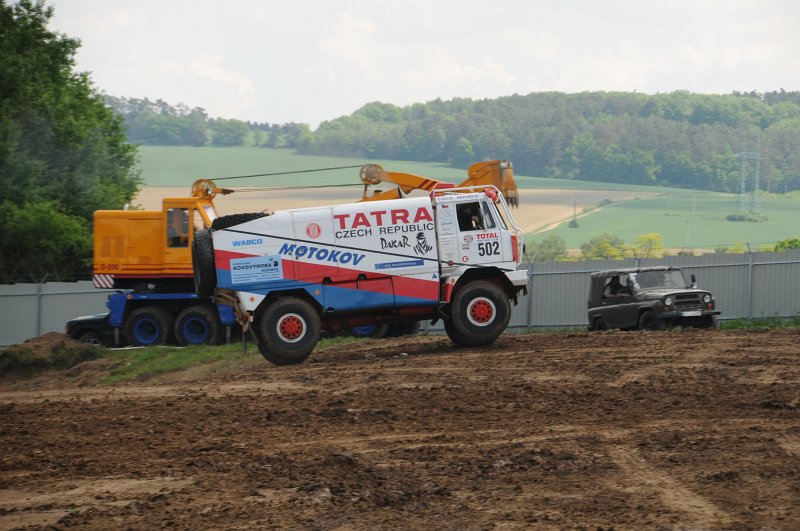 DSC_2886.JPG - Tatra 815, speciál upravený pro závod Paříž-Dakar z počátku 90. let, se kterým jezdil Karel Loprais.