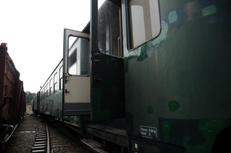 DSC_7446_1.jpg - Vůz Bai je určen pro vlaky s maximální rychlostí 120km/h, je vybaven brzdou typu Knorr a vůz váží 32 tun.