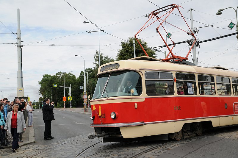 DSC_8372.JPG - Tatra T3 je typ nejrozšířenější československé tramvaje, vyráběné od začátku 60. let do konce 90. let 20. století podnikem Tatra Smíchov.